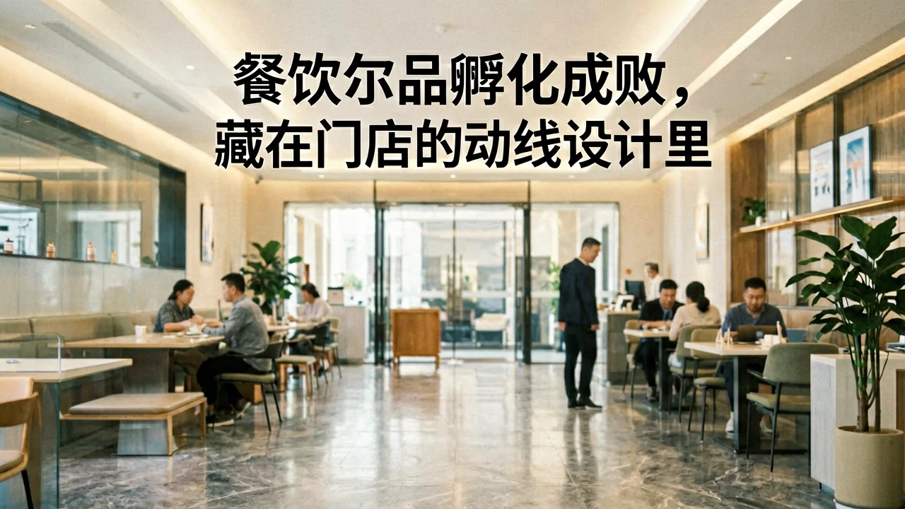 餐饮品牌孵化成败,藏在门店的动线设计里